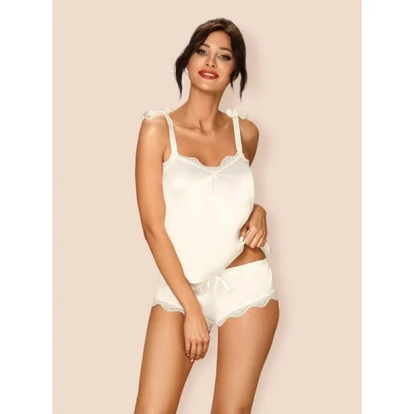 Prima Neve Top & Panty weiß von Obsessive kaufen | Fesselliebe
