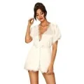 Prima Neve Peignoir Weiss von Obsessive
