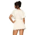 Prima Neve Peignoir Weiss von Obsessive