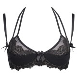 Plus Size BH Schwarz V-8711 von Axami Size Plus | Fesselliebe.de