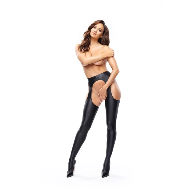 Strip Panty Pantyhose schwarz Sp800 von MissO kaufen | Fesselliebe