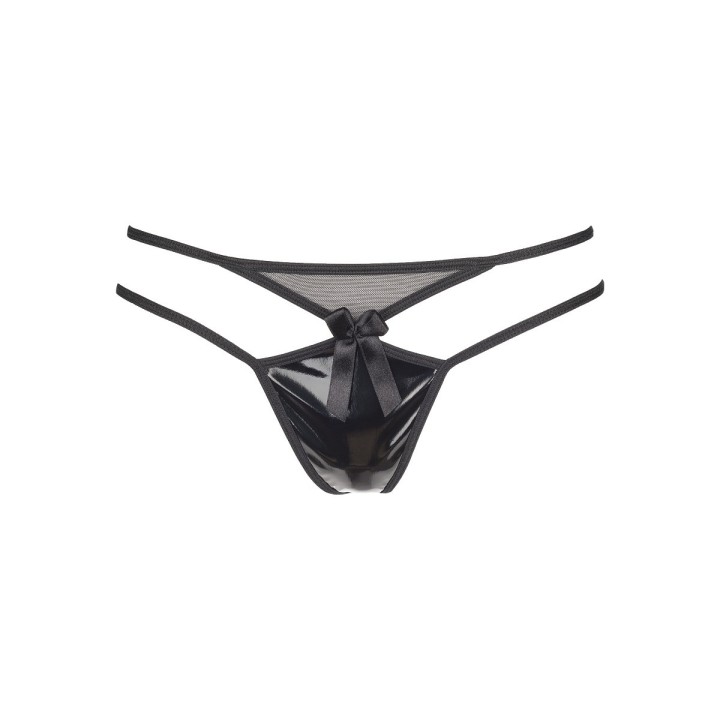 Plus Size String Schwarz V-8738 von Axami Size Plus | Fesselliebe.de