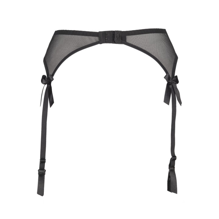 Plus Size Strumpfgürtel Schwarz V-8732 von Axami Size Plus | Fesselliebe.de