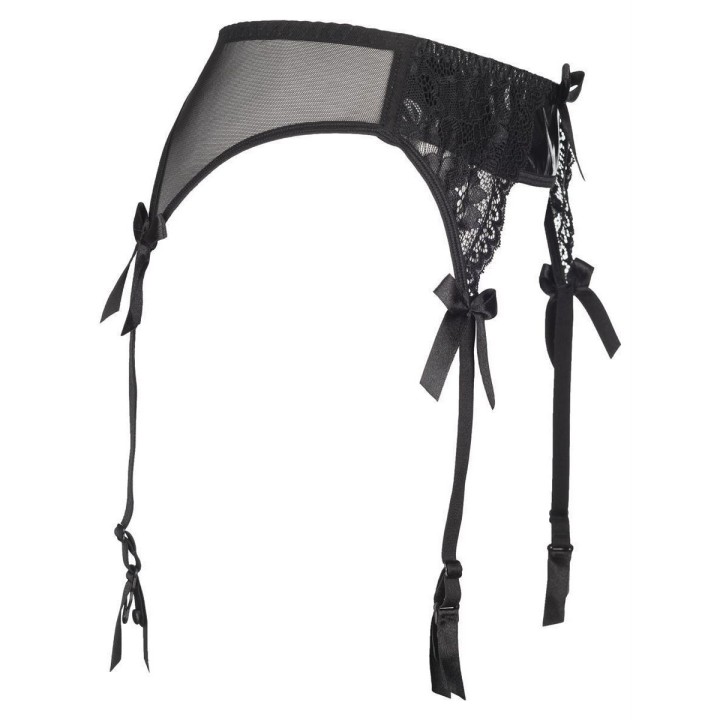 Plus Size Strumpfgürtel Schwarz V-8732 von Axami Size Plus | Fesselliebe.de