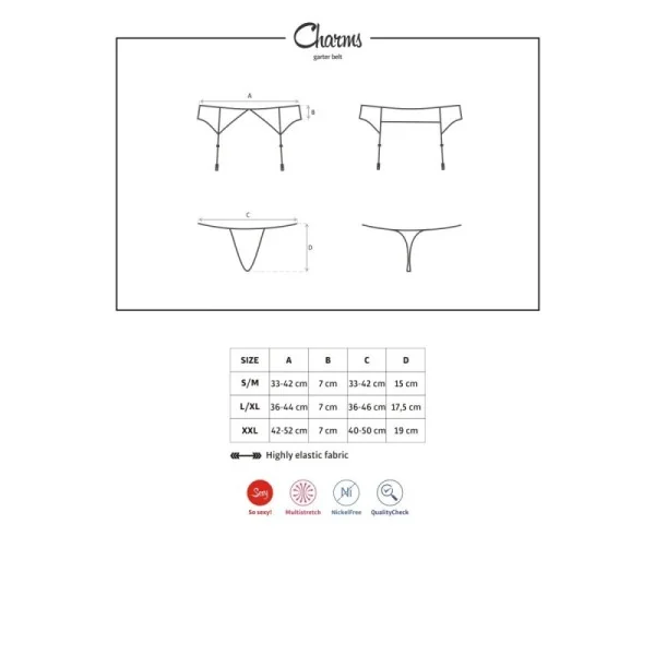Charms Strumpfgürtel & Tanga von Obsessive | Fesselliebe.de