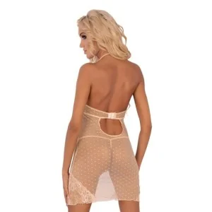 Vannas Chemise & Tanga Beige von Livco Corsetti Fashion