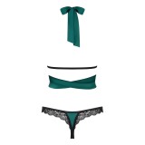 Sensuelia Top & Tanga Grün von Obsessive | Fesselliebe.de