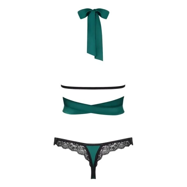 Sensuelia Top & Tanga Grün von Obsessive | Fesselliebe.de