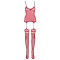 Bodystocking F214 Rot von Obsessive