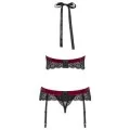 Rossita 3er Set Schwarz von Obsessive