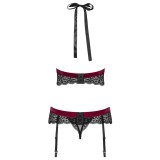 Rossita 3er Set Schwarz von Obsessive | Fesselliebe.de