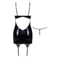 Gemma Chemise & Tanga Schwarz von Beauty Night Fashion