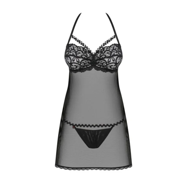 Joylace Babydoll & Tanga schwarz von Obsessive kaufen | Fesselliebe