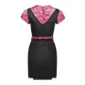 Kumiko Kleiding Gown Schwarz-Lila von Livco Corsetti Fashion