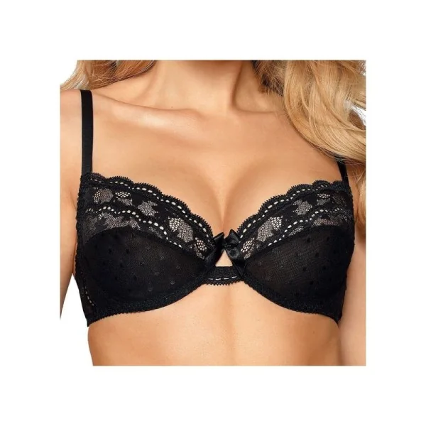 Lagerta Soft-BH schwarz von Róza kaufen | Fesselliebe
