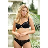 Lagerta Soft-BH Schwarz von Róza | Fesselliebe.de