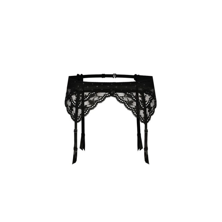 Lagerta Strumpfgürtel Schwarz von Róza | Fesselliebe.de