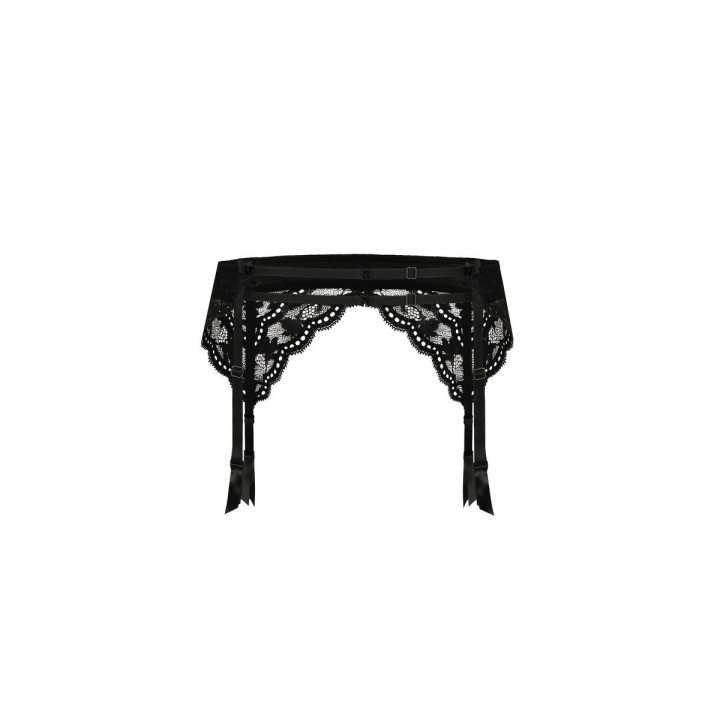 Lagerta Strumpfgürtel Schwarz von Róza | Fesselliebe.de