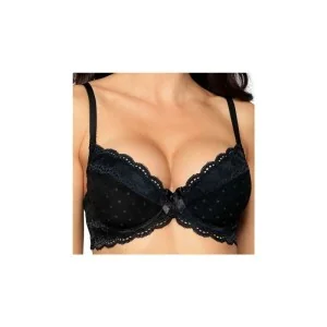 Lagerta Push-Up BH schwarz von Róza kaufen | Fesselliebe