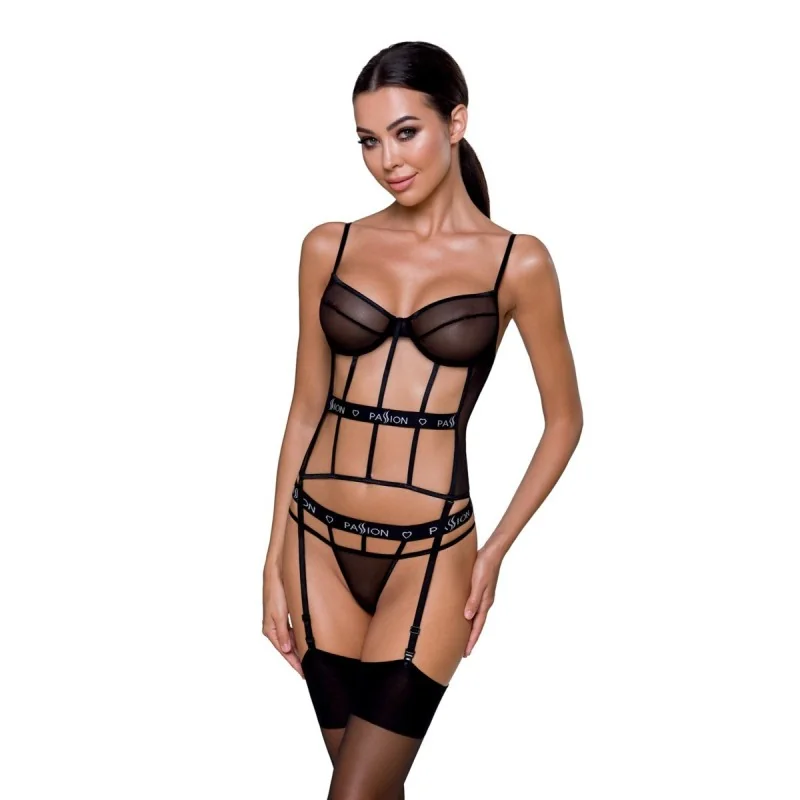 Kyouka Korsett schwarz von Passion-Exklusiv kaufen | Fesselliebe