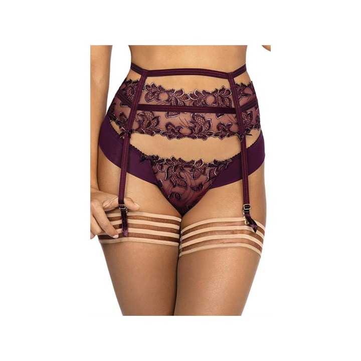Strumpfgürtel Lila V-9472 von Axami | Fesselliebe.de