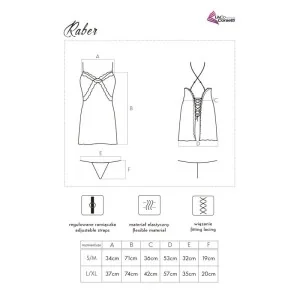 Raber Chemise & Tanga Coffee von Livco Corsetti Fashion