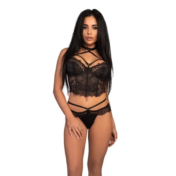 Morandina 2er Set schwarz von LivCo Corsetti Fashion kaufen | Fesselliebe