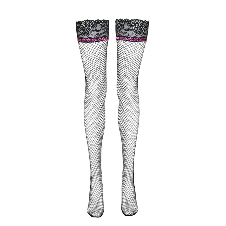 Tamerin Netz Strümpfen Schwarz von Livco Corsetti Fashion | Fesselliebe.de