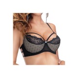 Zulaj Push-Up BH Schwarz von Róza | Fesselliebe.de