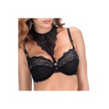 Zulaj Soft-BH Schwarz von Róza | Fesselliebe.de