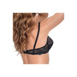 Zulaj Soft-BH Schwarz von Róza | Fesselliebe.de