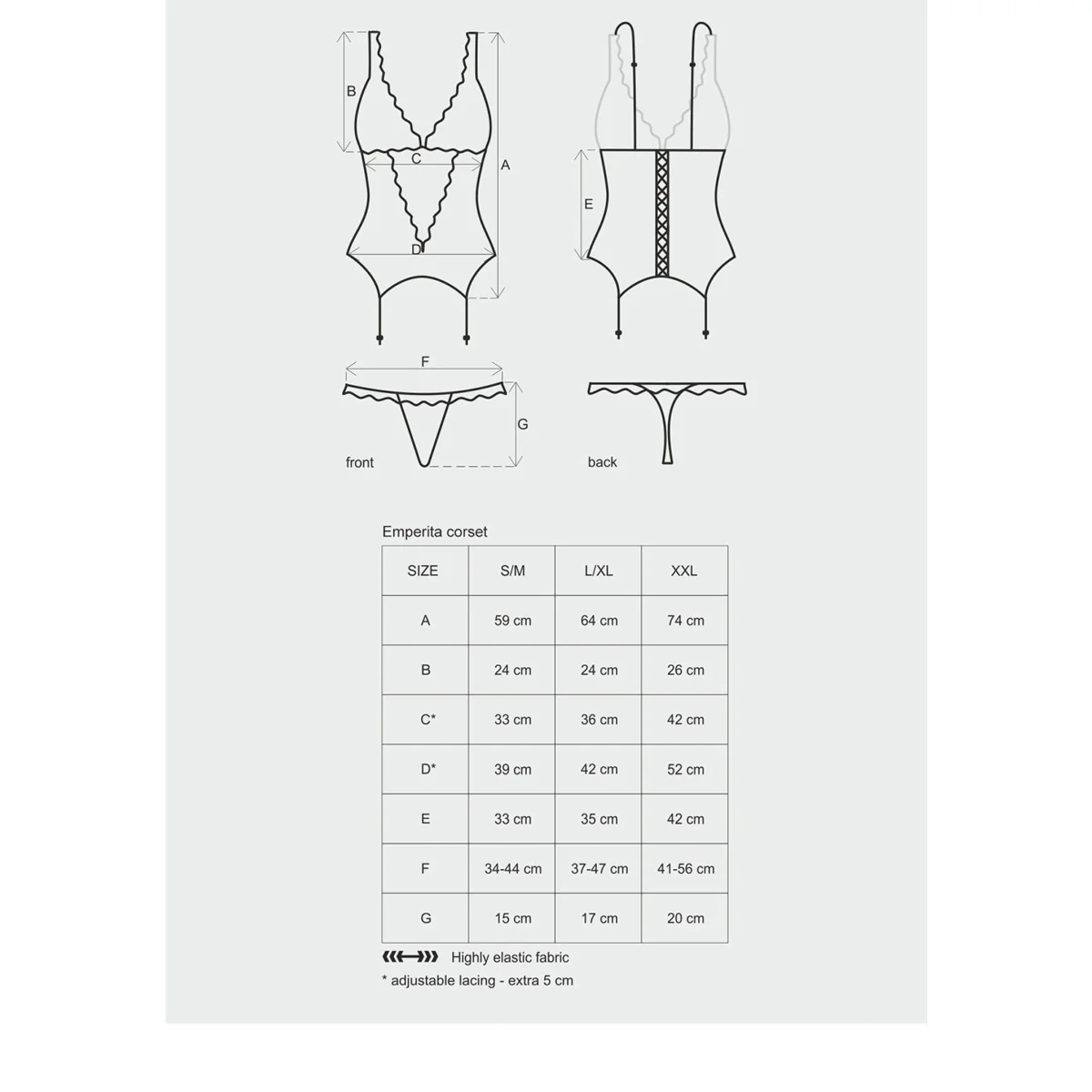 Emperita Chemise & Tanga Berry von Obsessive kaufen | Fesselliebe