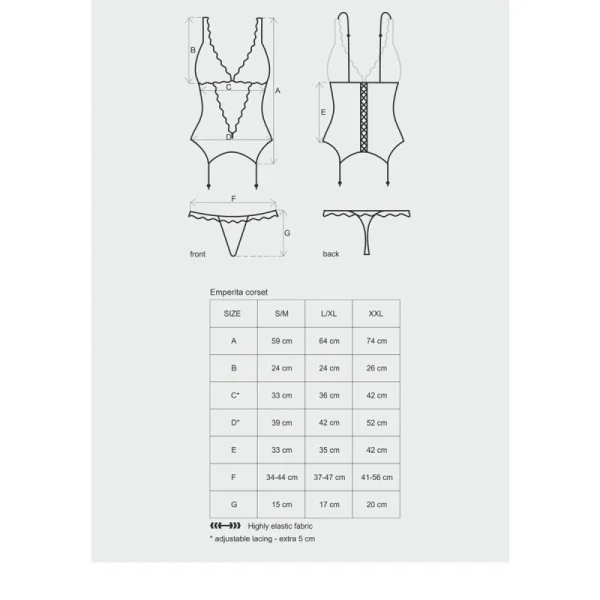 Emperita Chemise & Tanga Berry von Obsessive kaufen | Fesselliebe