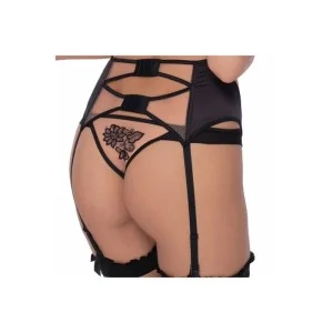 Mehendi Strumpfgürtel Schwarz von Róza