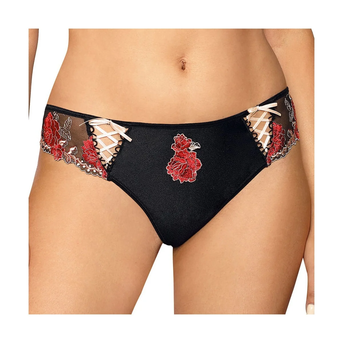 Natali String schwarz von Róza kaufen | Fesselliebe