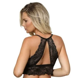 Zuza Halb-Korsett Schwarz von Róza