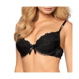 Carmen Push-Up BH Schwarz von Róza | Fesselliebe.de
