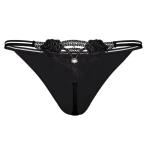 Lea String Schwarz von Róza