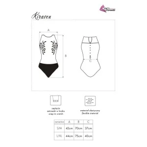 Kiraven Body Schwarz von Livco Corsetti Fashion