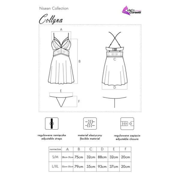 Collyna Babydoll schwarz von LivCo Corsetti Fashion kaufen | Fesselliebe