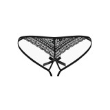 Picantina Offener Schritt Tanga Schwarz von Obsessive | Fesselliebe.de