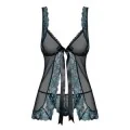 Amanta Babydoll & Tanga Schwarz von Obsessive