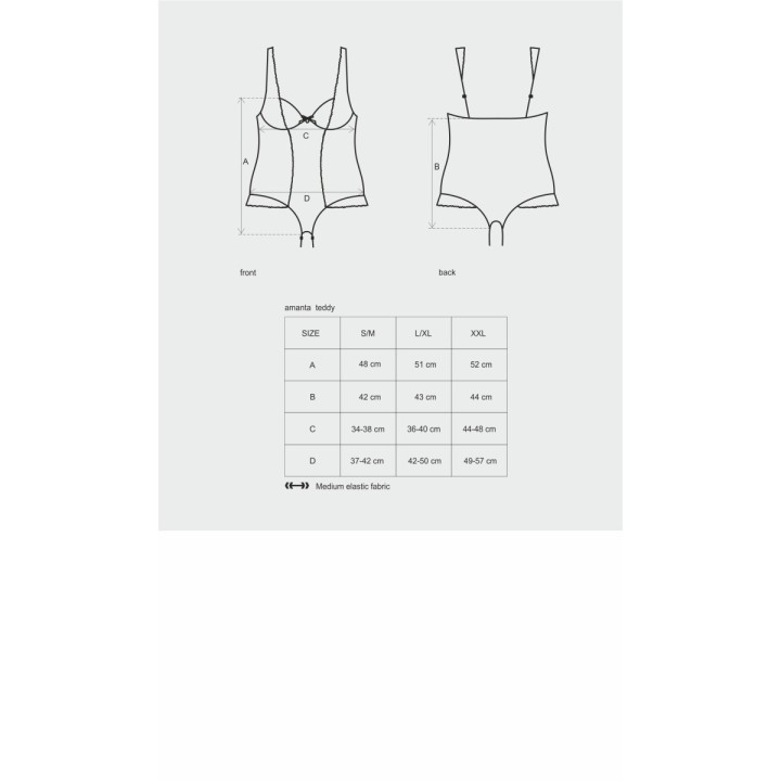 Amanta Body Schwarz von Obsessive | Fesselliebe.de