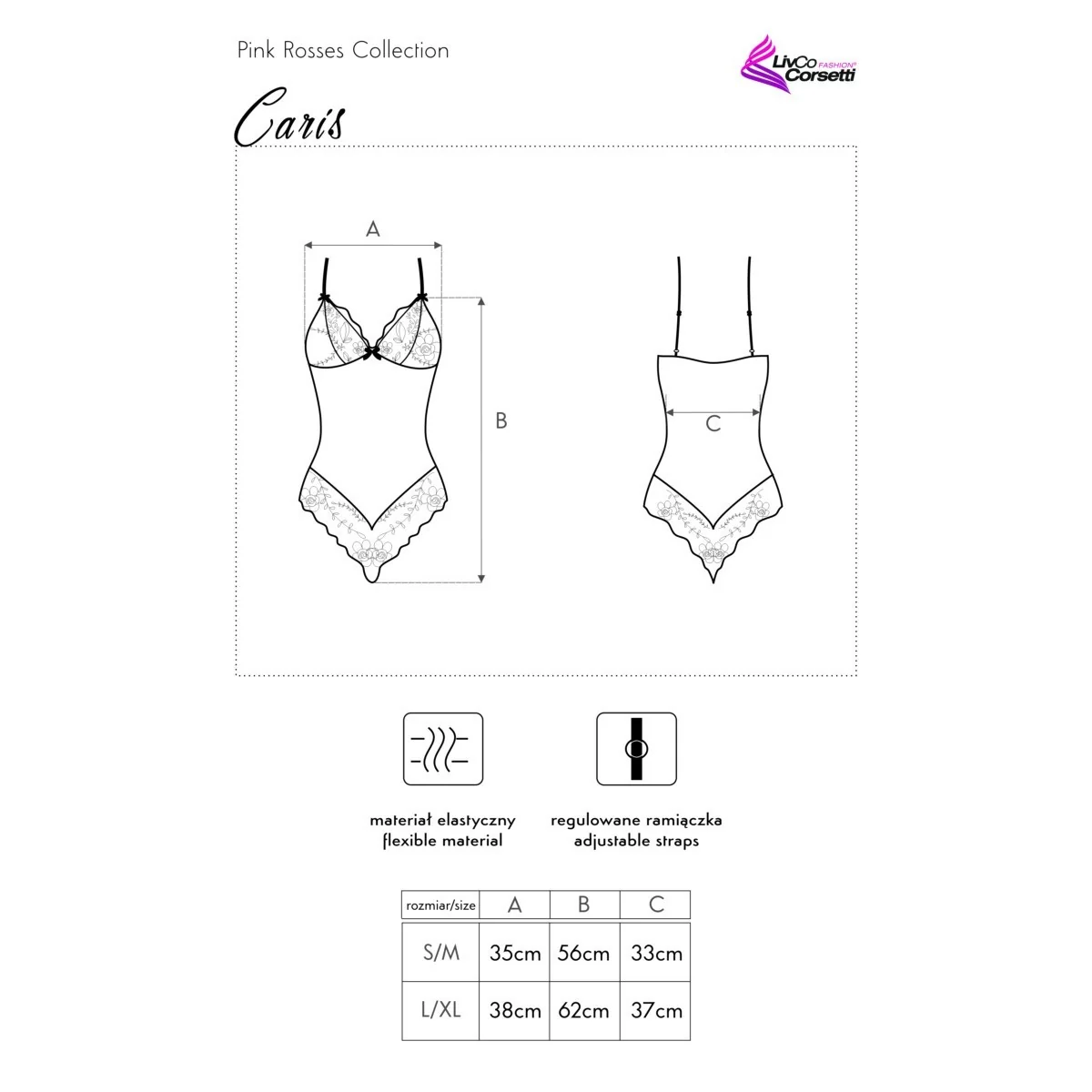 Caris Body schwarz-lila von LivCo Corsetti Fashion kaufen | Fesselliebe