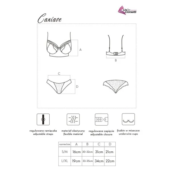 Canivae 2er Set schwarz von LivCo Corsetti Fashion kaufen | Fesselliebe