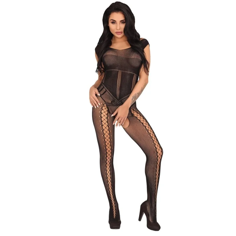 Boudica Bodystocking schwarz von LivCo Corsetti Fashion kaufen | Fesselliebe