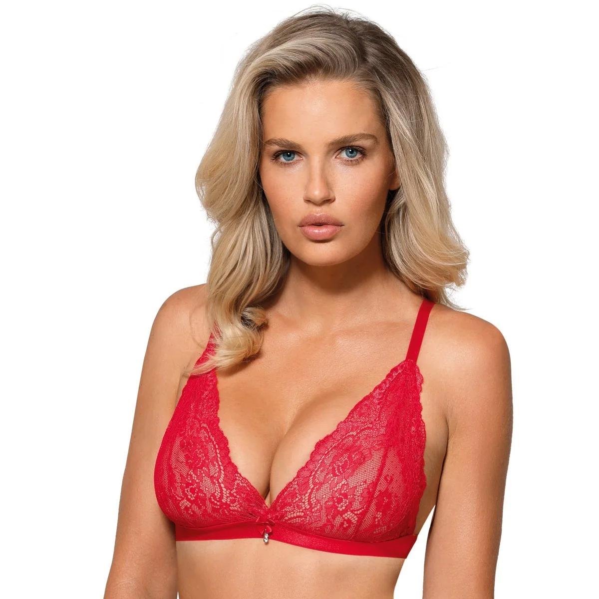 Cyria Soft-BH rot von Róza kaufen | Fesselliebe