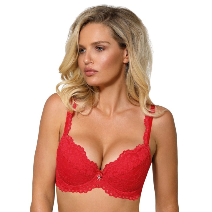 Newia Push Up BH Rot von Róza | Fesselliebe.de