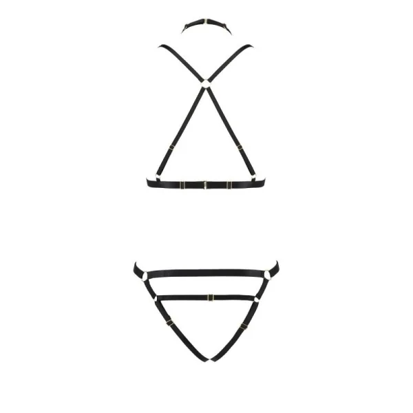 Kelis 2er Set Schwarz von Passion-Exklusiv | Fesselliebe.de