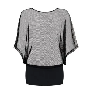 Punker Kleid & Tanga Schwarz von Obsessive